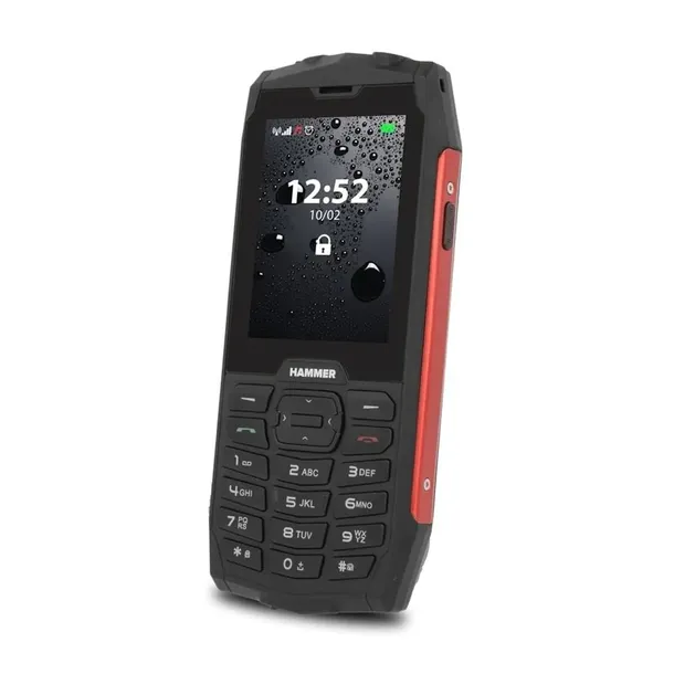 telefon-hammer-4-czerwony-stan-nowy-waga-z-opakowaniem-0-3-kg