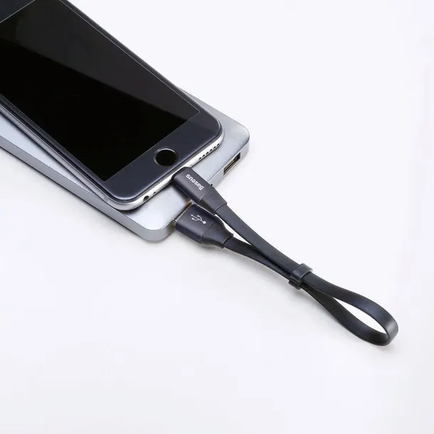 baseus-nimble-lightning-cable-23cm-grey-waga-z-opakowaniem-0-3-kg
