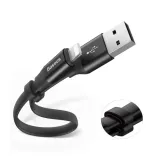 baseus-nimble-lightning-cable-23cm-grey-stan-nowy