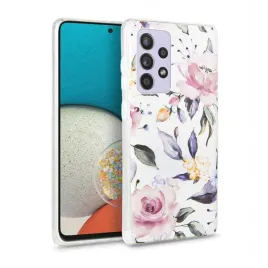 tech-protect-floral-galaxy-a53-5g-white