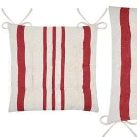 poduszka-na-krzeslo-taboret-w-paski-czerwone-38x38cm-wiazana-bez-pikowana