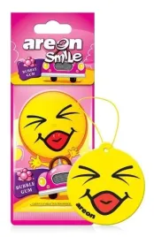 zapach-samochodowy-areon-bubble-gum-do-auta-zawieszka-buzka-dry-smile