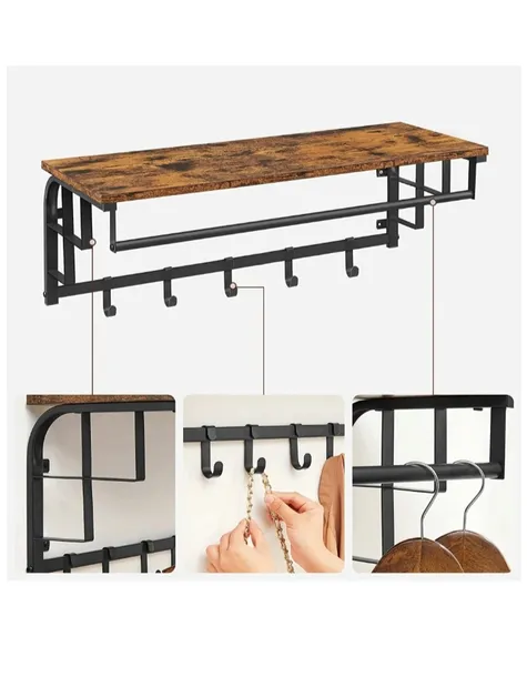 polka-scienna-wiszaca-scienna-z-haczykami-80-cm-liczba-sztuk-1-szt