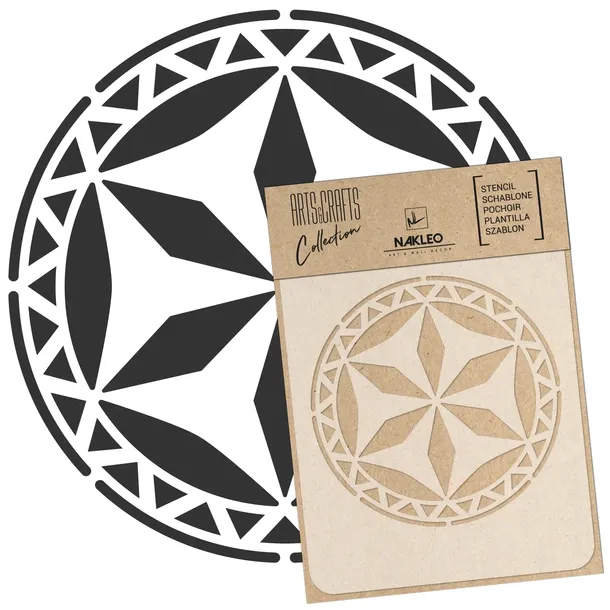 szablon malarski wielokrotny // ORNAMENT GÓRALSKI - FOLKLOR A5 (15x21cm)