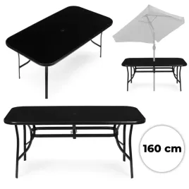 stol-ogrodowy-160x90-cm-szklo-hartowane-otwor-na-parasol-czarny-multigarden