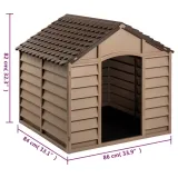 buda-dla-psa-pp-86x84x82-brazowa-wysokosc-zewnetrzna-82-cm