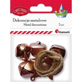 dekoracje-metal-dzwoneczki-gwiazdka-sznurek-5szt