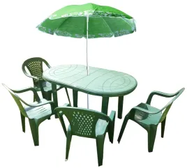plastik-zestaw-4-1-parasol-krzesla-stol-zielony