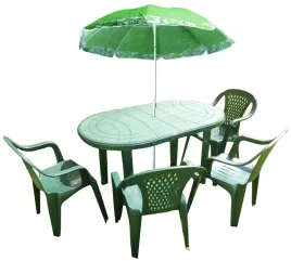 plastik-zestaw-4-1-parasol-krzesla-stol-zielony