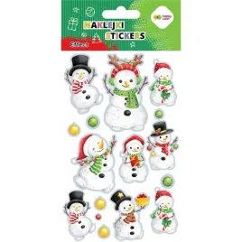 naklejki-snowman-10x20cm-happy-color