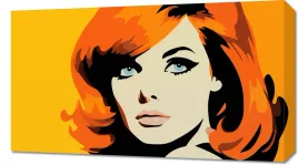 obraz-70x40cm-plomienny-wzrok-o-plomiennych-wlosach