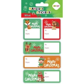naklejki-xmas-animals-tag-10x20cm-happy-color