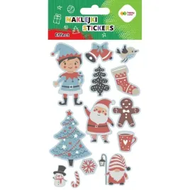 naklejki-xmas-blue-10x20cm-happy-color