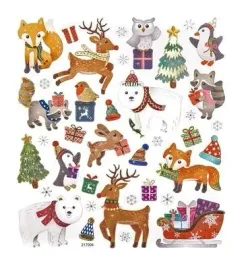 naklejki-zimowe-zwierzaki-38szt