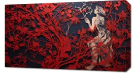 obraz-70x40cm-sekretny-ogrod-kobiety