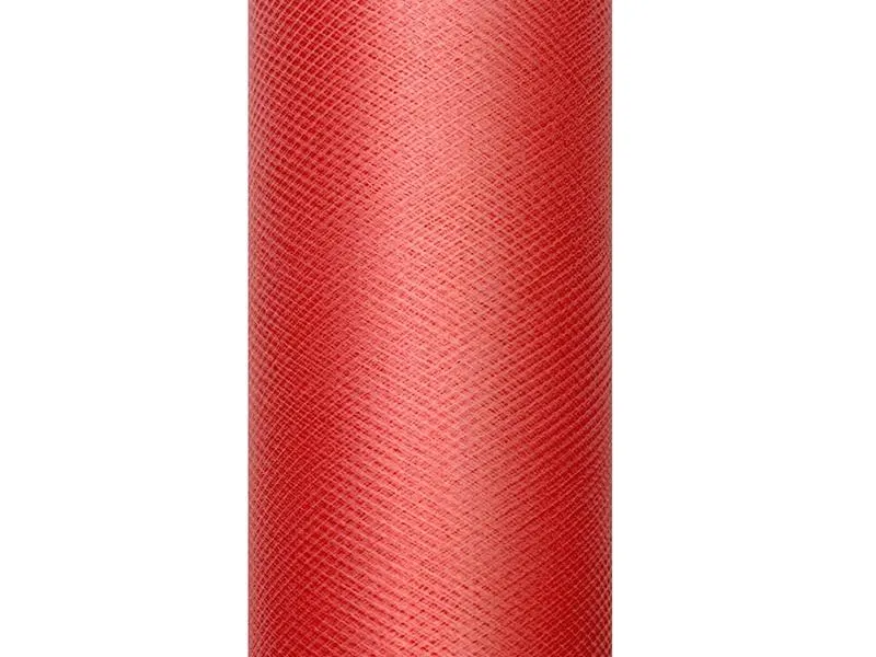 tiul-gladki-czerwony-015x9m