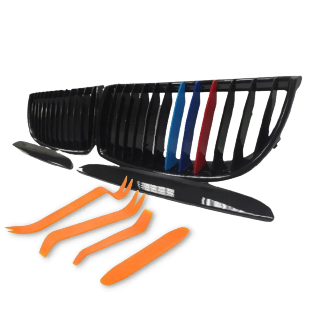 bmw-3-e90-e91-grill-nerka-polysk-m-power-komplet-stan-nowy