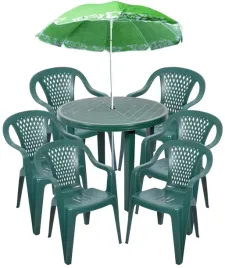 zestaw-plastikowy-6-1-krzesla-stol-parasol-zielony