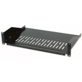 polka-2u-400mm-rack-19-2-pkt-mocowania-perforowana-czarna