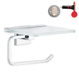 Zdjęcie produktu Uchwyt na papier toaletowy BEZ WIERCENIA tesa