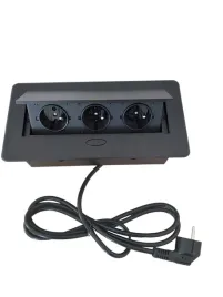 gniazdo-wpuszczane-w-blat-owal-czarne-3x-kabel