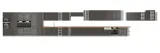 meble-kuchenne-stilo-grafit-bialy-250cm-stan-nowy