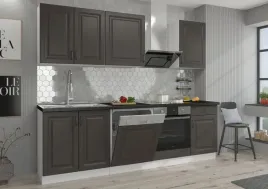 meble-kuchenne-stilo-grafit-bialy-250cm-z-blatem