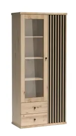 witryna-kali-k-2-dwudrzwiowa-szuflady-led-szerokosc-86-cm-lamele-dab-artisa