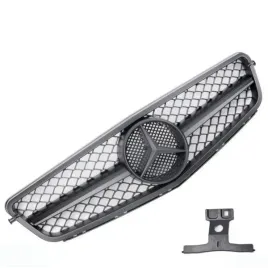 grill-mercedes-w204-s204-look-amg-c63-matt-black