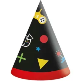 czapeczki-papierowe-gaming-party-procos-6-szt