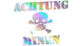 wycinana-naklejka-achtung-minen-holograficzna