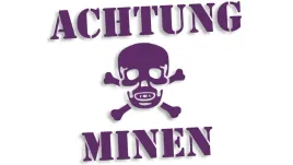 wycinana-naklejka-achtung-minen-fioletowa
