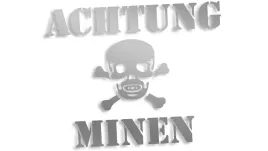wycinana-naklejka-achtung-minen-srebrna