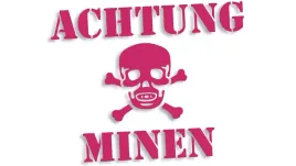 wycinana-naklejka-achtung-minen-rozowa