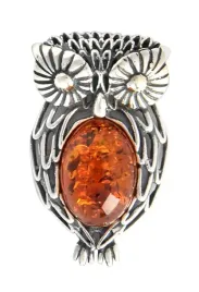 wisior-sowa-z-koniakowym-bursztynem