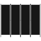 parawan-4-panelowy-czarny-200-x-180-cm