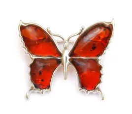 broszka-motyl-z-koniakowym-bursztynem