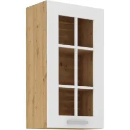 szafka-kuchenna-luna-40-gs-90-1f-biala-dab-artisan-nowosc