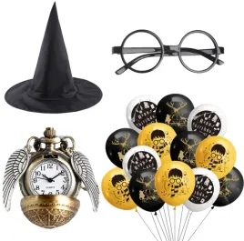 harry-potter-kapelusz-naszyjnik-oprawki-balony-bal-karnawal-zestaw-4-czesci