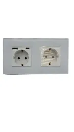 gniazdo-podwojne-scienne-szklane-usb-typ-c-szybkie-ladownie-kolor-bialy