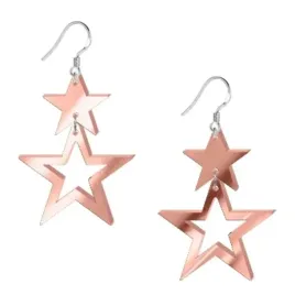 kolczyki-gwiazdki-blysk-rose-gold-lustrzane-40x55-mm