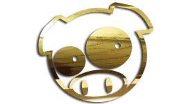 wycinana-naklejka-pig-swinka-swinia-subaru-zloty-chrom