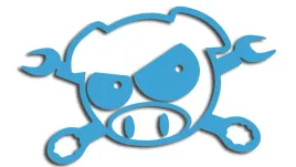 wycinana-naklejka-pig-swinka-swinia-klucze-subaru-blekitna