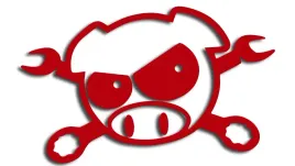 wycinana-naklejka-pig-swinka-swinia-klucze-subaru-czerwona