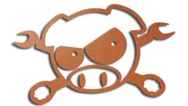 wycinana-naklejka-pig-swinka-swinia-klucze-subaru-miedziana