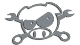 wycinana-naklejka-pig-swinka-swinia-klucze-subaru-szara