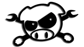 wycinana-naklejka-pig-swinka-swinia-klucze-subaru-czarna