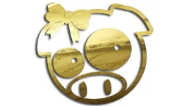 wycinana-naklejka-pig-swinka-swinia-girl-subaru-zloty-chrom