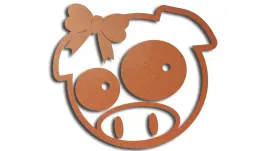 wycinana-naklejka-pig-swinka-swinia-girl-subaru-miedziana