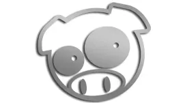 wycinana-naklejka-pig-swinka-swinia-subaru-srebrna